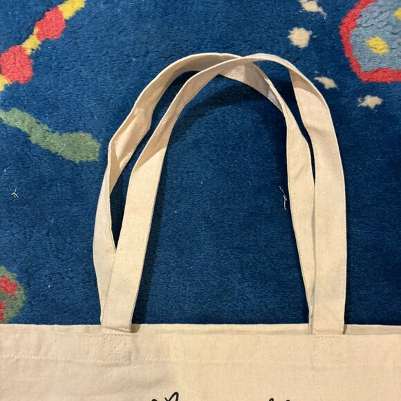 ❤️ SEZANE Heart Mon Amour Love Sezane Cotton Tote Bag - Picture 5 of 7